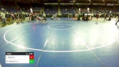 106 lbs Consi Of 32 #2 - Logan Souza, Whittier vs Mason Howard, Minnechaug