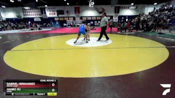 157 lbs Cons. Round 2 - Gabriel Hernandez, Bishop Amat vs Hanbo Xu, Webb