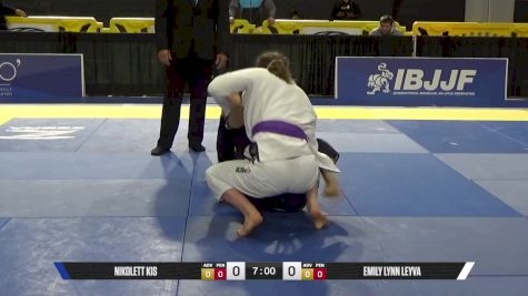 Emily Lynn Leyva vs Nikolett Kis 2025 Pan Jiu Jitsu IBJJF Championship