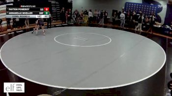 105 lbs. Cons. Round 6 - Annabelle Mueller, Hampshire vs Payton Pomeroy, Fairdale