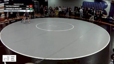105 lbs. Cons. Round 6 - Annabelle Mueller, Hampshire vs Payton Pomeroy, Fairdale
