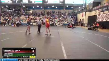 170 lbs Cons. Round 4 - Thomas Peterson, Calvert Hall College vs Ali Akpek, Gilman School