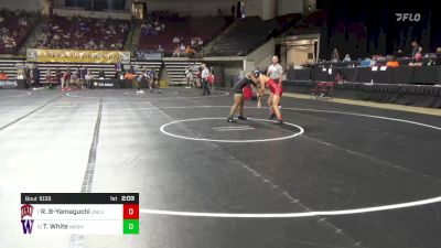 123 lbs Round Of 16 - Rylia Babas-Yamaguchi, UNLV (W) vs Tebisi White, Washington (W)