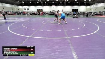 215 lbs Champ. Round 2 - Brodie Purtle, St. Michael The Archangel vs Robert Sabado, Cleveland