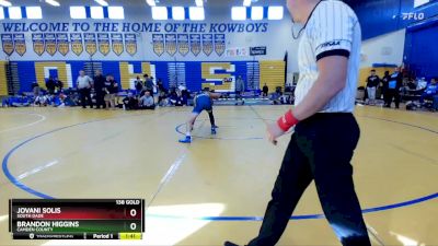 138 Gold Round 5 - Brandon Higgins, Camden County vs Jovani Solis, South Dade