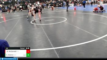 141 lbs Cons. Round 4 - Randy McDonald, Simon Fraser (B.C.) vs Gabe Adams, Kentucky Wesleyan