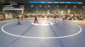 4A-144 lbs Cons. Round 3 - Ty Thompson, Star Valley vs Luciano Daniele, Laramie