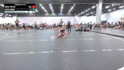 80 lbs 3rd Place Match - Beau Fields, Backyard Brawlers Midwest vs Jace Lopez, Top Rank