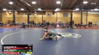 133 lbs Cons. Semi - Blake Woolsey, Providence (Mont.) vs Aj Salguero Jr., Unattached