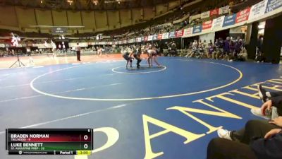 144 lbs Quarters & Wb (16 Team) - Luke Bennett, St. Augustine Prep vs Braden Norman, Tallwood