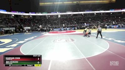 I-215 lbs Champ. Round 2 - Kahmari Cook, Lafayette vs Ben Rivezzo, Oceanside