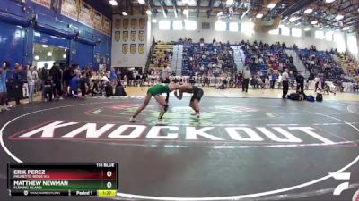 113 Blue Round 1 - Erik Perez, Palmetto Ridge H.S. vs Matthew Newman, Fleming Island