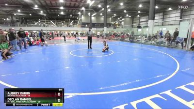 80 lbs Round 1 (6 Team) - Declan Rangel, PIT BULL WRESTLING ACADEMY vs Aubrey Ishuin, BELIEVE TO ACHIEVE