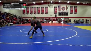 197 lbs Champ. Round 2 - Zeus Esparza, Chabot College vs Chris Wells, Lassen