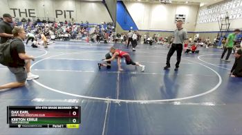 78 lbs Semifinal - Keeton Keele, Team Prestige vs Dax Earl, Bear River Wrestling Club