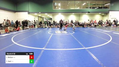 70 lbs Round Of 32 - Ian Weber, WI vs Trey Bell, TN