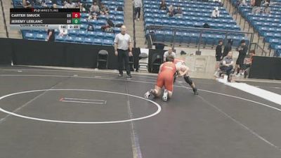 197 lbs Cons. Round 2 - Carter Smuck, Grand View (Iowa) vs Jeremy LeBlanc, Grand View (Iowa)