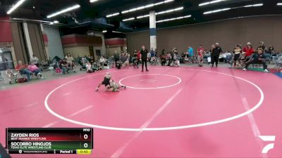 49 lbs Semifinal - Zayden Rios, Best Trained Wrestling vs Socorro Hinojos, Texas Elite Wrestling Club