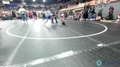 55 lbs Round Of 16 - Ryatt Saunders, Shelton Wrestling Academy vs Eli Emery, Piedmont