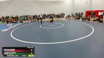 115 lbs Cons. Round 4 - Tatum Reher, Burns/Pine Bluffs vs Emerald Nava, Campbell County