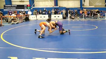 141 lbs Cons. Round 4 - Tylor Stubbs, Williams College vs Dominic Moyer, Coast Guard