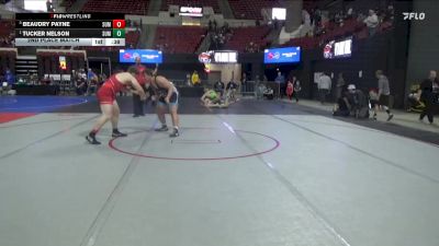 220 lbs 2nd Place Match - Tucker Nelson, Minot High School vs Beaudry Payne, SW Mt Wrestling