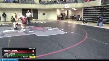 185 lbs Quarterfinal - Lyndsey Stark, Spring Valley/Elmwood vs June Ulbing, Martin Luther
