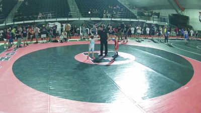 43-47.2 lbs Champ. Round 2 - Alexander Neaga, Oregon vs Brantley Fresquez, Idaho