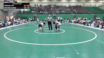 126 lbs 4th Wrestleback (16 Team) - Brayden Guined, West Forsyth vs Jeremiah Toe, Archer