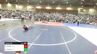 54 lbs Round Of 16 - Buster Jones, Corning Sharks vs Kannon Crews, Buckaroo WC