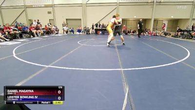 175 lbs Placement Matches (8 Team) - Daniel Magayna, Iowa vs Leister Bowling IV, Colorado