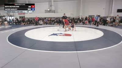 106 lbs Cons. Rd Of 16 - Seth McFarland, Burnett Trained Wrestling vs Jacob Haslett, Wrestling University