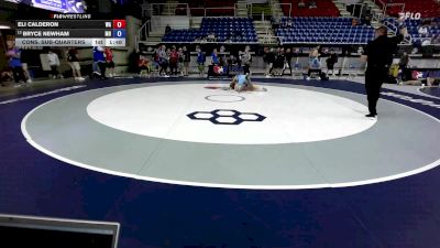 190 lbs Cons. Sub-quarters - Eli Calderon, WA vs Bryce Newham, MO