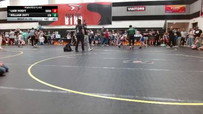 75 lbs Quarterfinal - Liam Hoeft, Mighty Warriors Wrestling Acad vs William Duty, Eastside Youth Wrestling