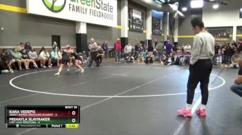 106 lbs Round 5 (16 Team) - Mishayla Slaymaker, Lady Luck Wrestling vs Kara VeDepo, Sebolt Women Wrestling Academy