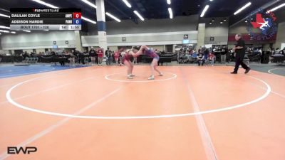 120 lbs Round Of 16 - Dalilah Coyle, Amped Wrestling Club vs Addison Hardie, Panhandle RTC