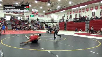 165 lbs Cons. Semi - Nolan Eggers, Clinton vs Wyatt Christiansen, Midland