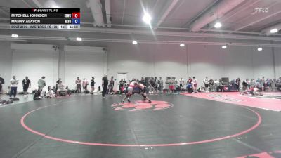 Masters B FS - 70 lbs Quarters - Mitchell Johnson, Spartan ELITE Wrestling Club vs Manny Alayon, New York