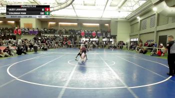 138 lbs 5th Place - Alex Lamarre, Bristol Central vs Coleman Finn, Simsbury