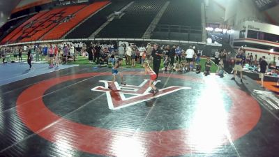 70 lbs 1st Place Match - Tilly Kunze, Oregon vs Ehukai Kekahuna, Hawaii