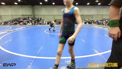 80 lbs Rr Rnd 2 - Sabre Fall, Potentially Dangerous vs Dallin Swan, Mat Union Misfits 9U 1