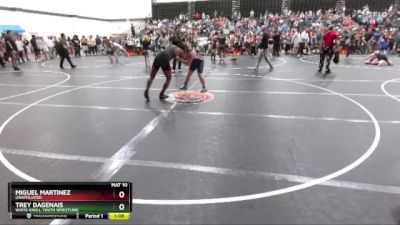 200 lbs Quarterfinal - Miguel Martinez, Unaffiliated vs Trey Dagenais, White Knoll Youth Wrestling