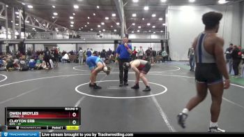 195 lbs Round 9 (10 Team) - Owen Broyles, Tugman vs Clayton Erb, D3TC