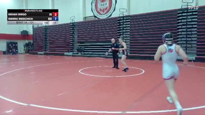 131 lbs Champ. Round 2 - Cadence Fineran, Linfield University vs Sage O`Toole, Simpson University (CA)