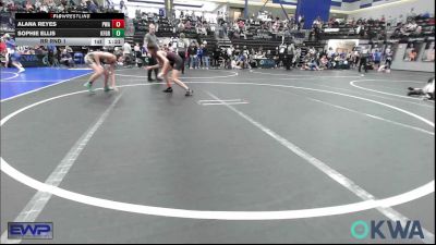 91 lbs Rr Rnd 1 - Alana Reyes, Perry Wrestling Academy vs Sophie Ellis, Kingfisher YellowJackets