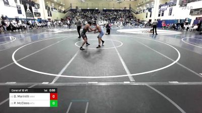 133 lbs Consi Of 16 #1 - Dominic Marinilli, Northfield Mt. Hermon vs Peyton McClees, Mountain View