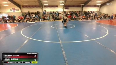 138B Quarterfinal - Michael Zoller, Spearfish vs Jeron Sutton, Buffalo