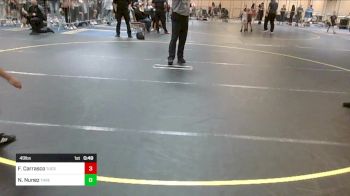 49 lbs Quarterfinal - Frankie Carrasco, Tucson Cyclones vs Noah Nunez, Threshold WC