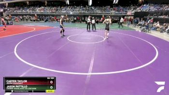 6A 120 lbs Cons. Round 2 - Jason Pattillo, Conroe Woodlands College Park vs Carter Taylor, Austin Vandegrift