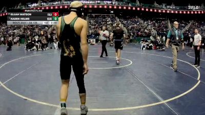 3A 126 lbs Champ. Round 1 - Kaden Helms, North Lincoln High School vs Elijah Watson, Eastern Alamance